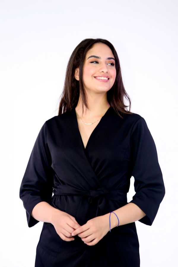 Pyjama Estheticienne Et Spa Porte-feuille - Noire
