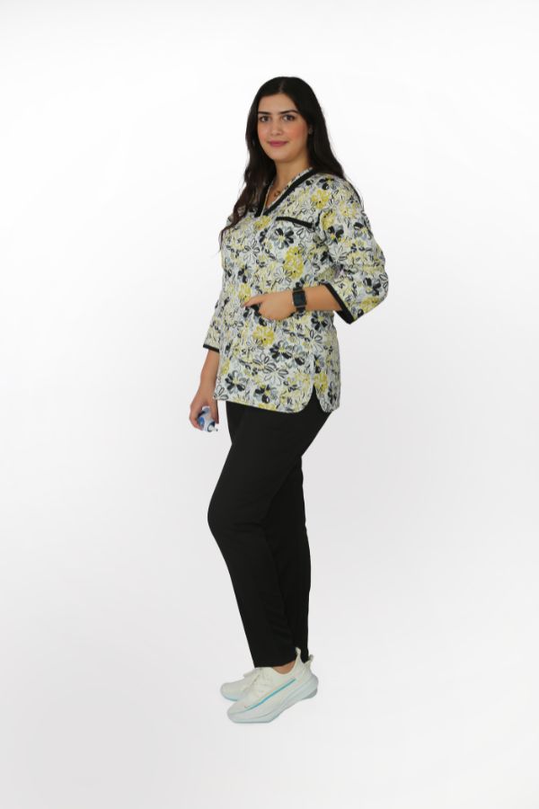 Pyjama Imprime Fleurs